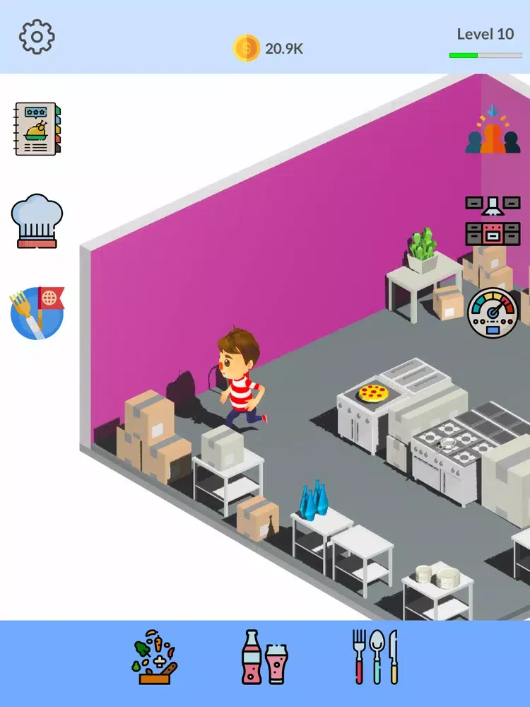 Idle Cook 3D iPad  Screenshots