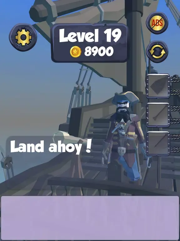 Ảnh chụp màn hình của Pirate’s Wood Lock iPad 