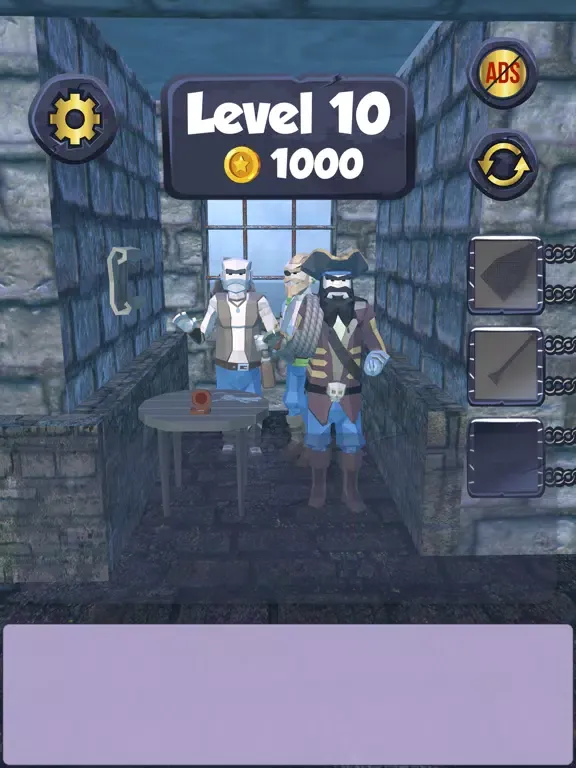 Ảnh chụp màn hình của Pirate’s Wood Lock iPad 