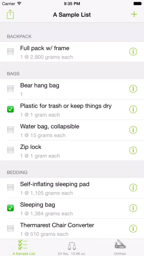 صور Backpacker Checklist