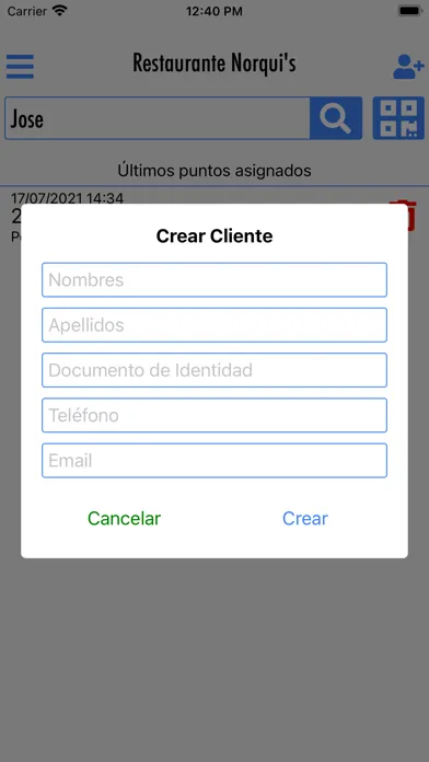 Скриншоты Fidelizacion de Clientes