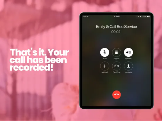 Screenshot di Call Recorder ™ Record Phone iPad 
