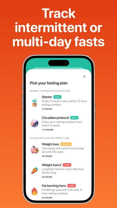 Screenshot di Faster ™ Intermittent Fasting