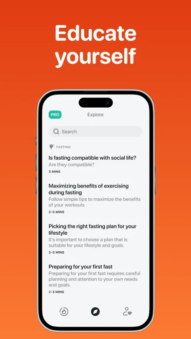 Screenshot di Faster ™ Intermittent Fasting