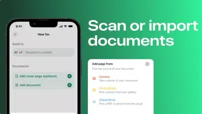 Tangkapan layar Fax From Mobile - Send Faxes