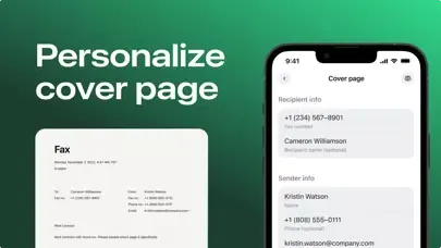 Tangkapan layar Fax From Mobile - Send Faxes