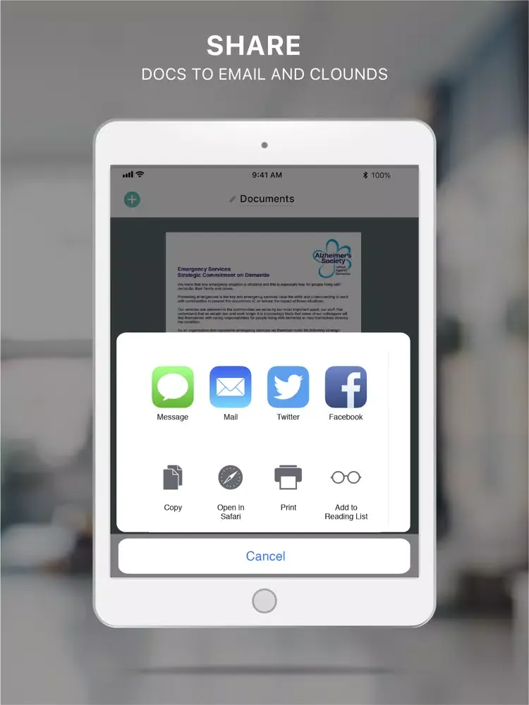 Screenshot di Scanner App- Scan PDF Document iPad 