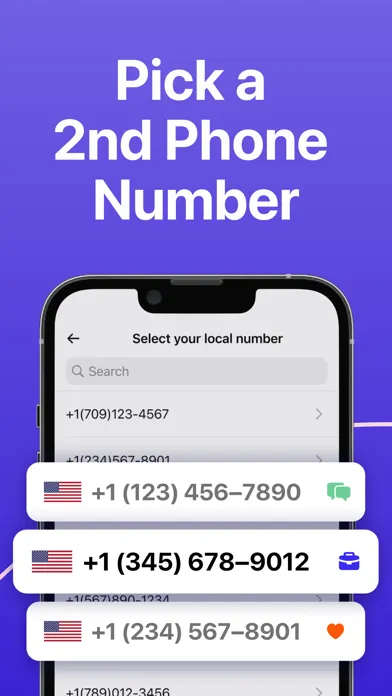Second Phone Number ™ 2nd Line Screenshots