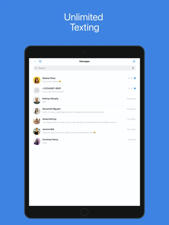 Text Us ™ Texting For Me Now iPad Screenshots