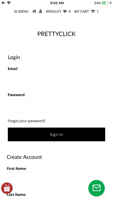 Ảnh chụp màn hình của PrettyClick Rewards