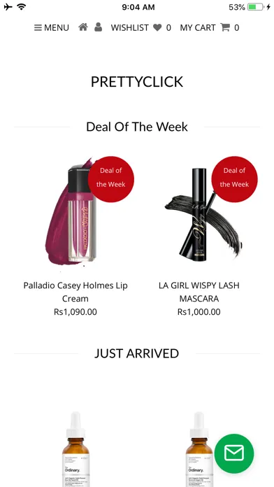 Ảnh chụp màn hình của PrettyClick Rewards