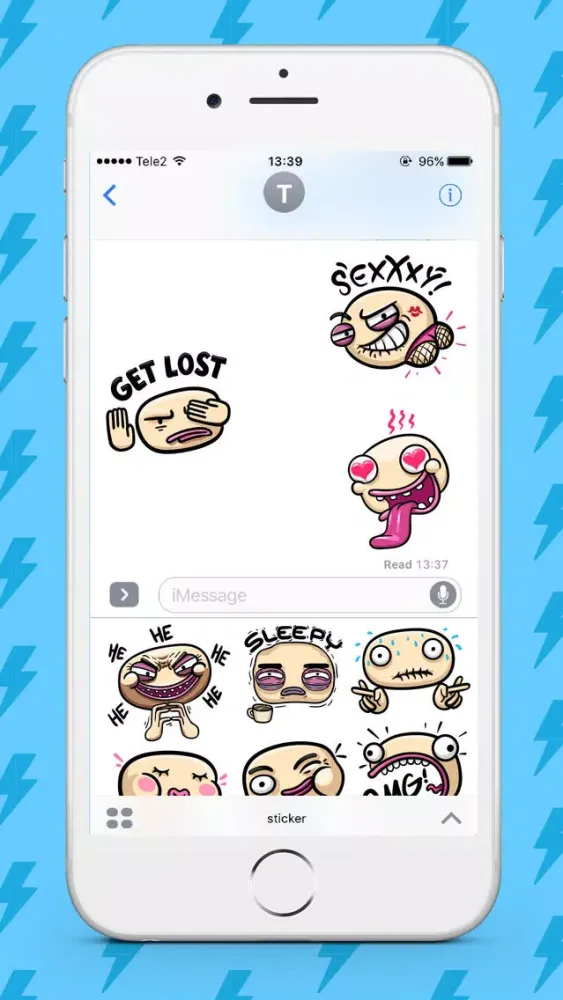 صور Pretty Funny Faces Stickers