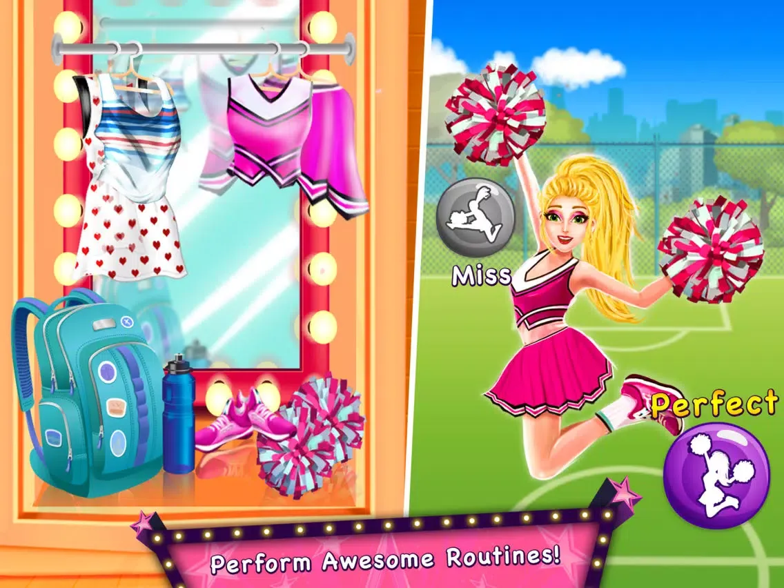 Скриншоты High School Cheerleader Story iPad 