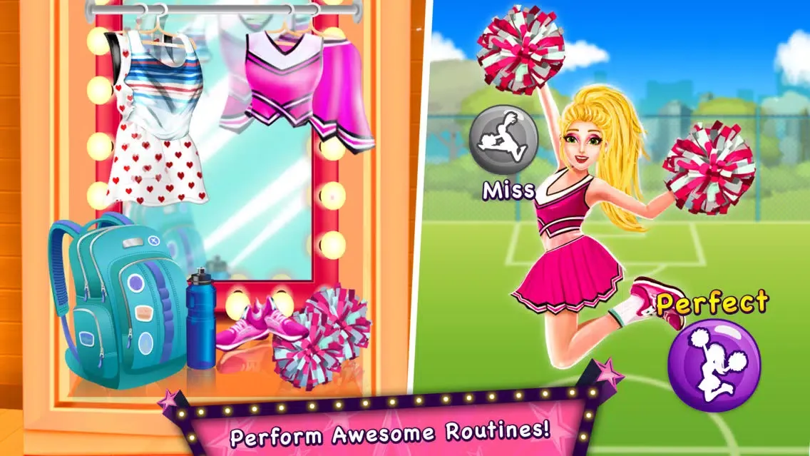 Скриншоты High School Cheerleader Story