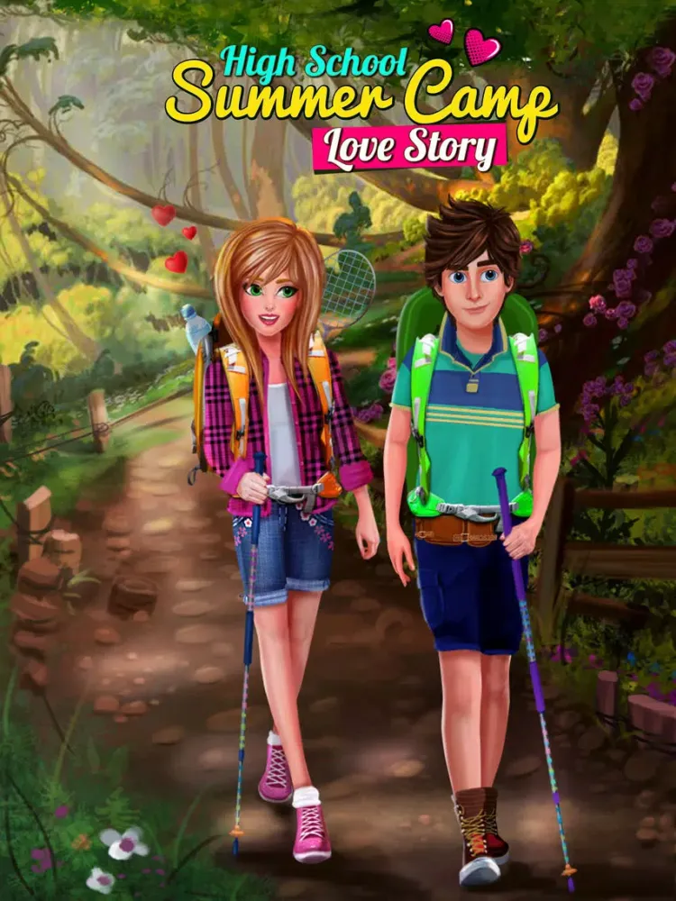 Capturas de pantalla de High School Summer Camp Love Story iPad 