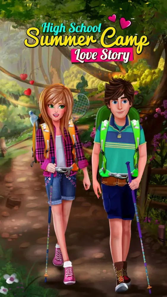 Capturas de pantalla de High School Summer Camp Love Story