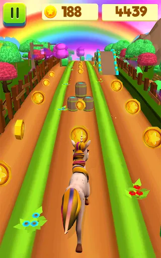 Unicorn Run Pony Running Games应用截图