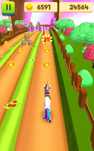 Unicorn Run Pony Running Games应用截图