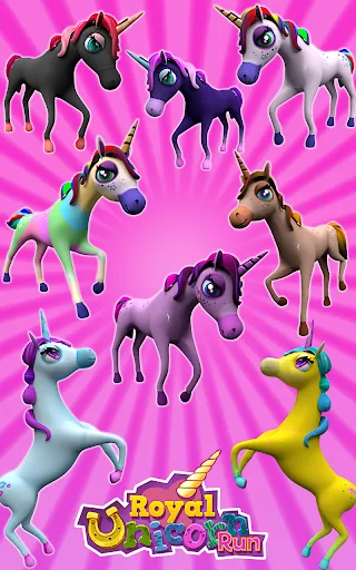 Unicorn Run Pony Running Games应用截图