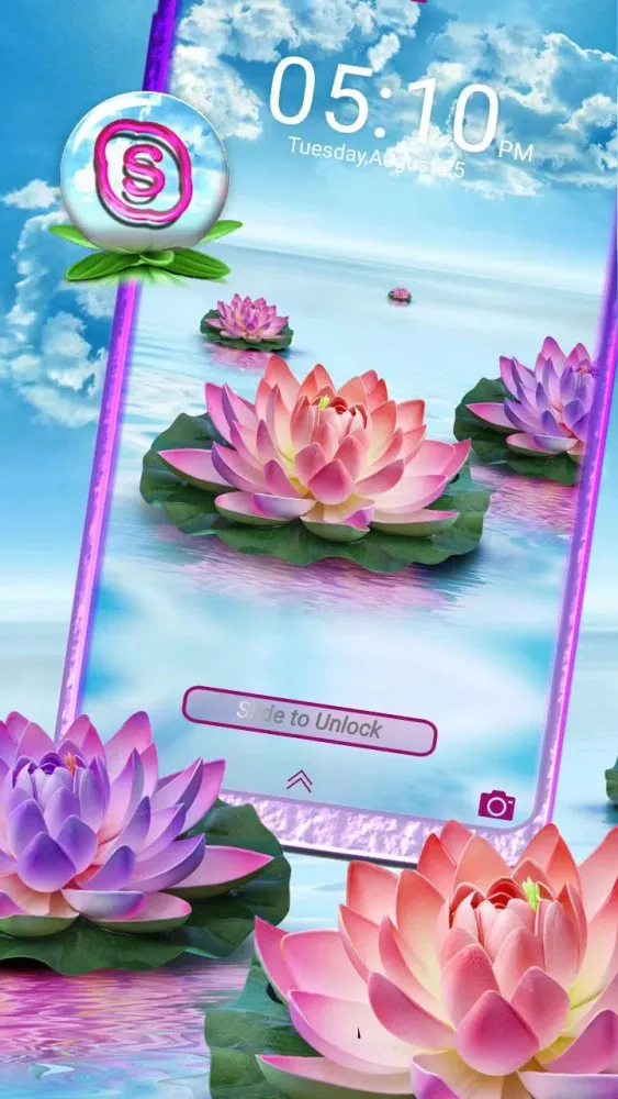 Blue Ocean Lotus Launcher Screenshots