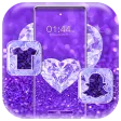 Blue Diamond Glitter Theme