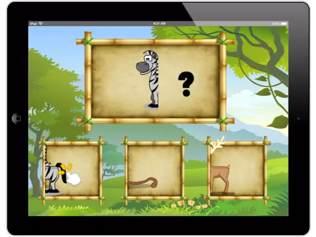 Screenshot di Animal Half Matching game for kids iPad 