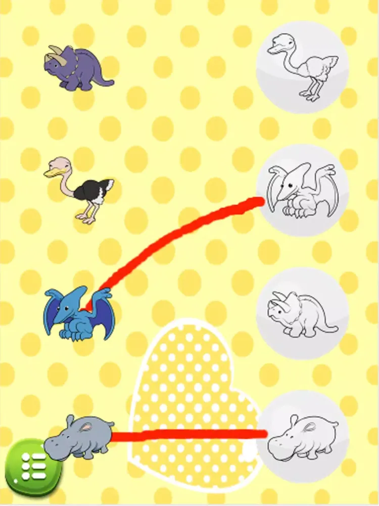 Draw a line to tether twinned animal. iPad  Screenshots