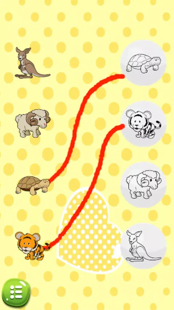 Draw a line to tether twinned animal. Screenshots