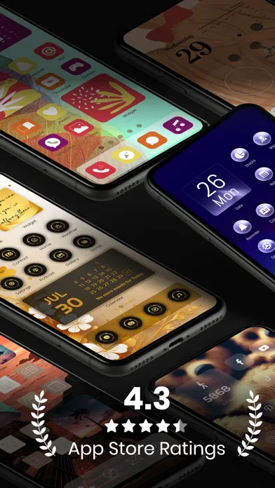 App Widgets - Icons & Themes سکرین شاٹس