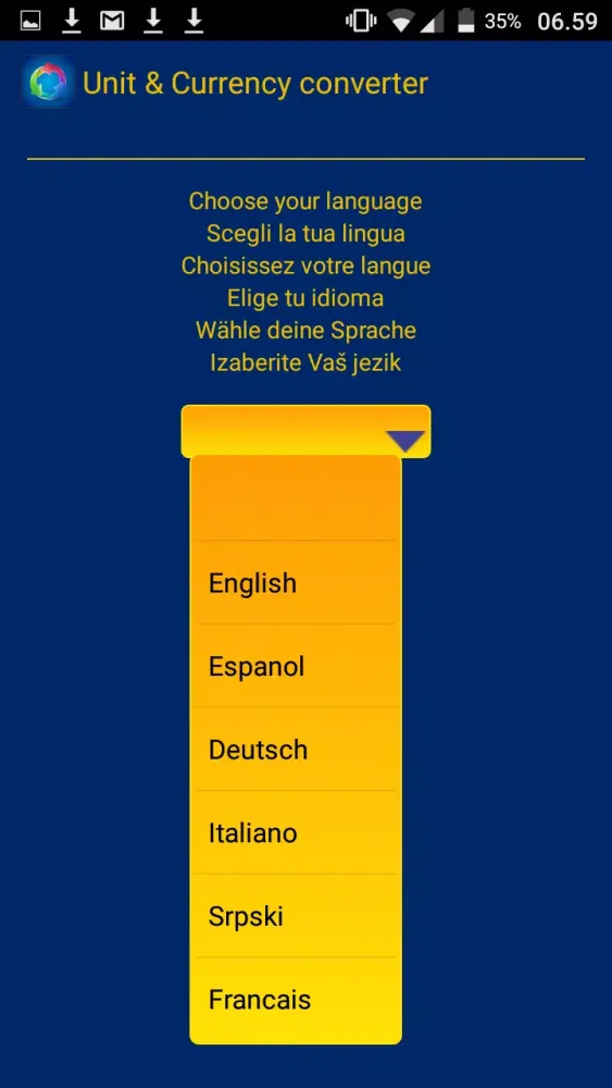 Capturas de pantalla de Unit & Currency Converter