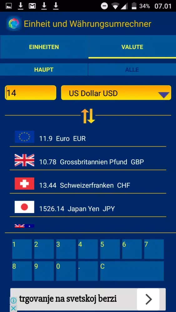 Capturas de pantalla de Unit & Currency Converter
