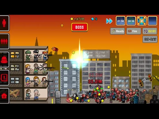 100 DAYS Zombie Survival iPad  Ekran Görüntüleri