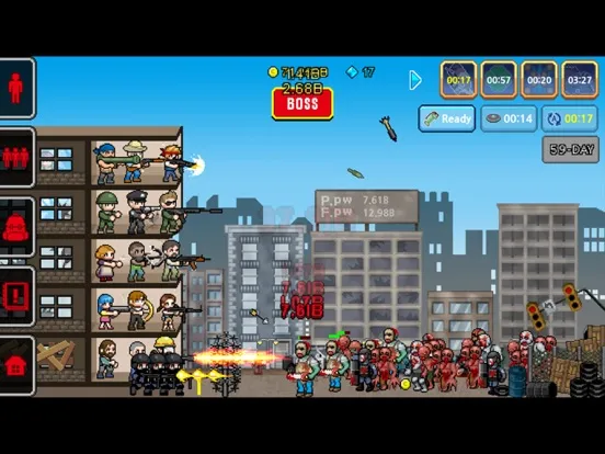 100 DAYS Zombie Survival iPad  Ekran Görüntüleri