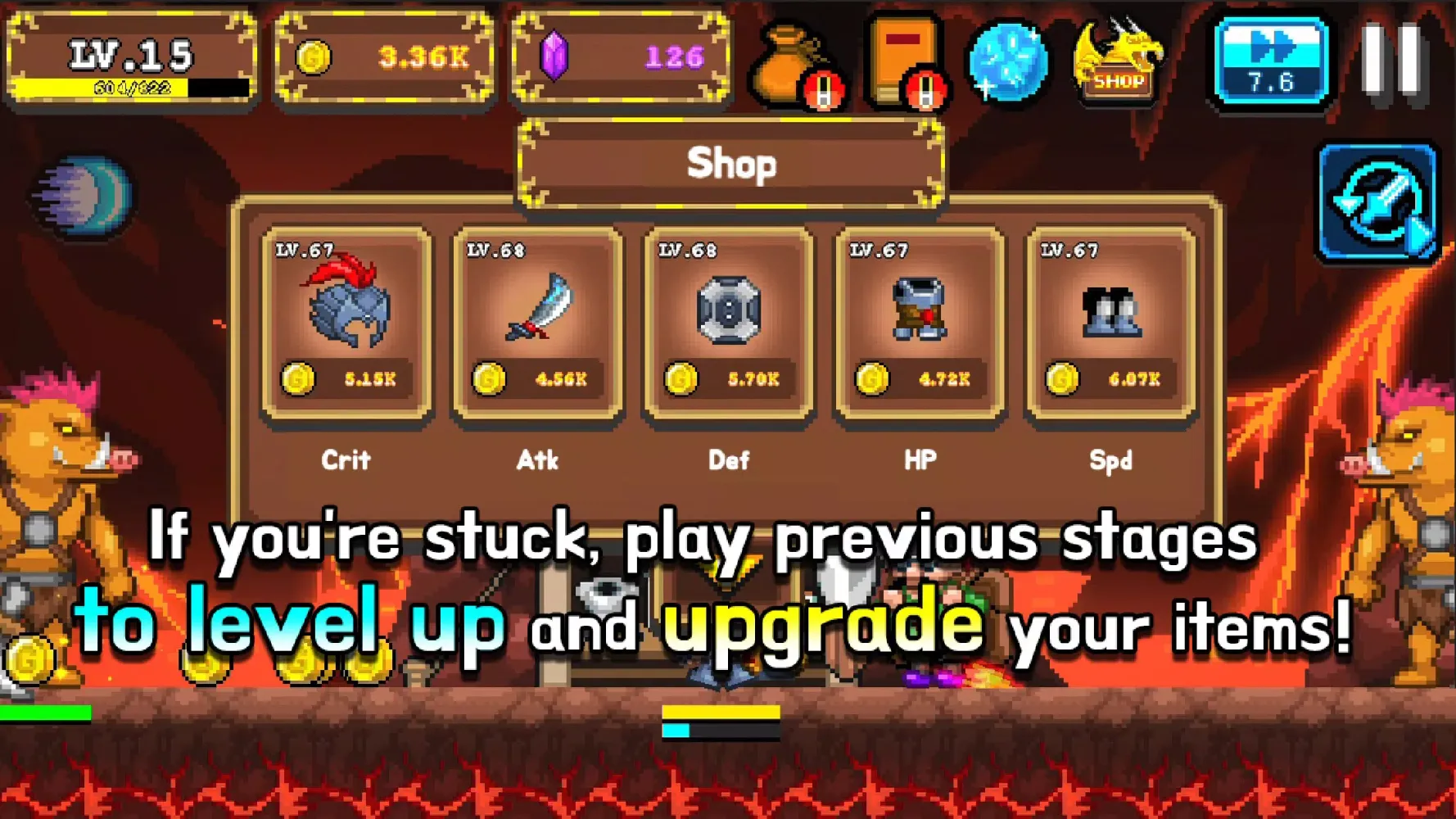 Zrzuty ekranu Tap Knight