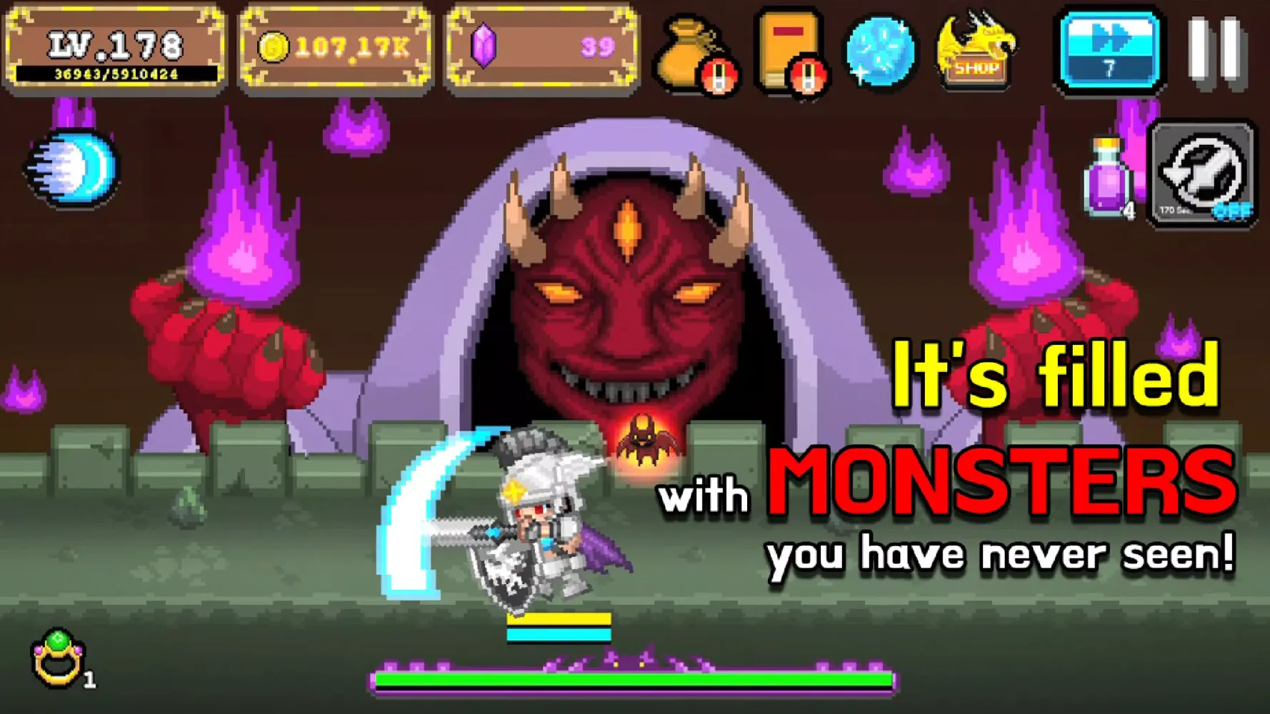 Zrzuty ekranu Tap Knight