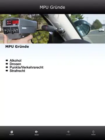 Capturas de tela do MPU Coach iPad 
