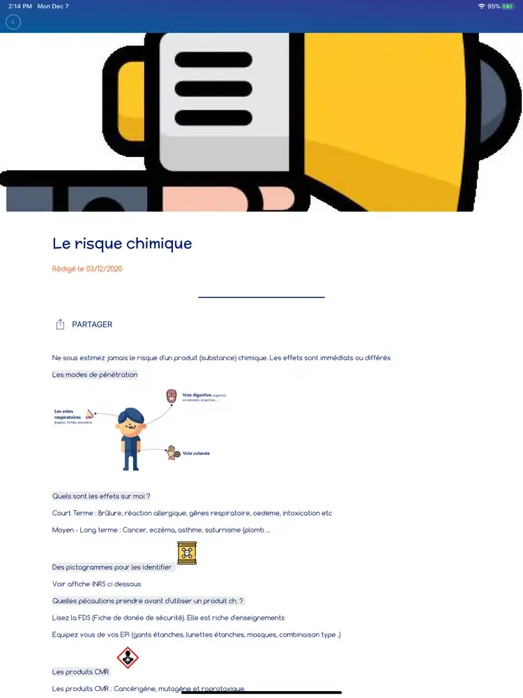 Prévision QHSSE iPad  Screenshots
