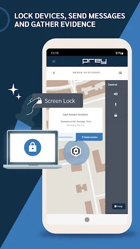 ภาพหน้าจอของ Prey: Find My Phone & Security