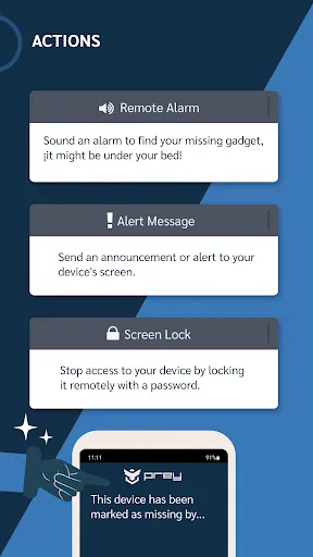 ภาพหน้าจอของ Prey: Find My Phone & Security