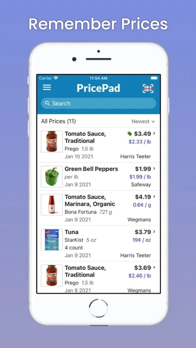 PricePad - Track Prices & Save স্ক্রিনশট