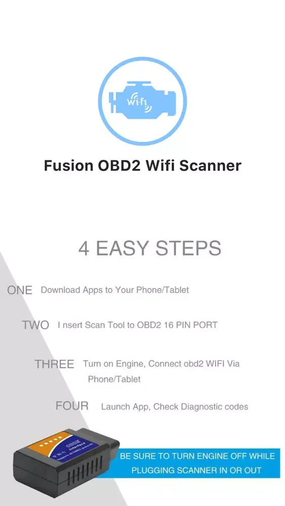 Скриншоты Fusion OBD2 Wifi Scanner