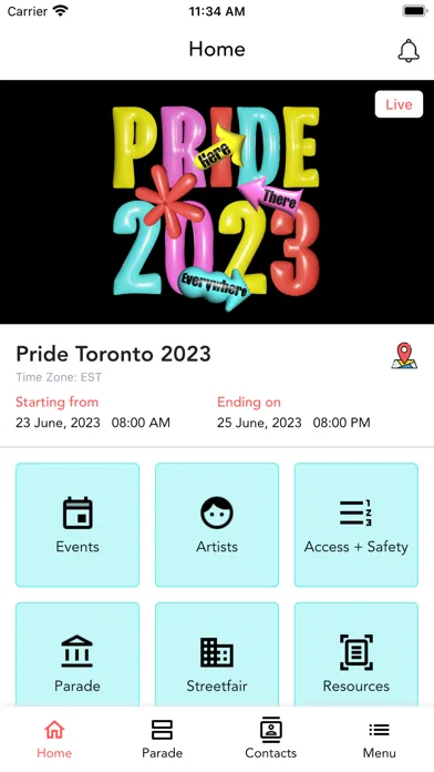 Tangkapan layar Pride Toronto 2023