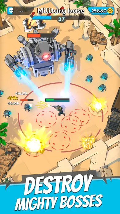 Capturas de tela do Last Hero: Top-down Shooter