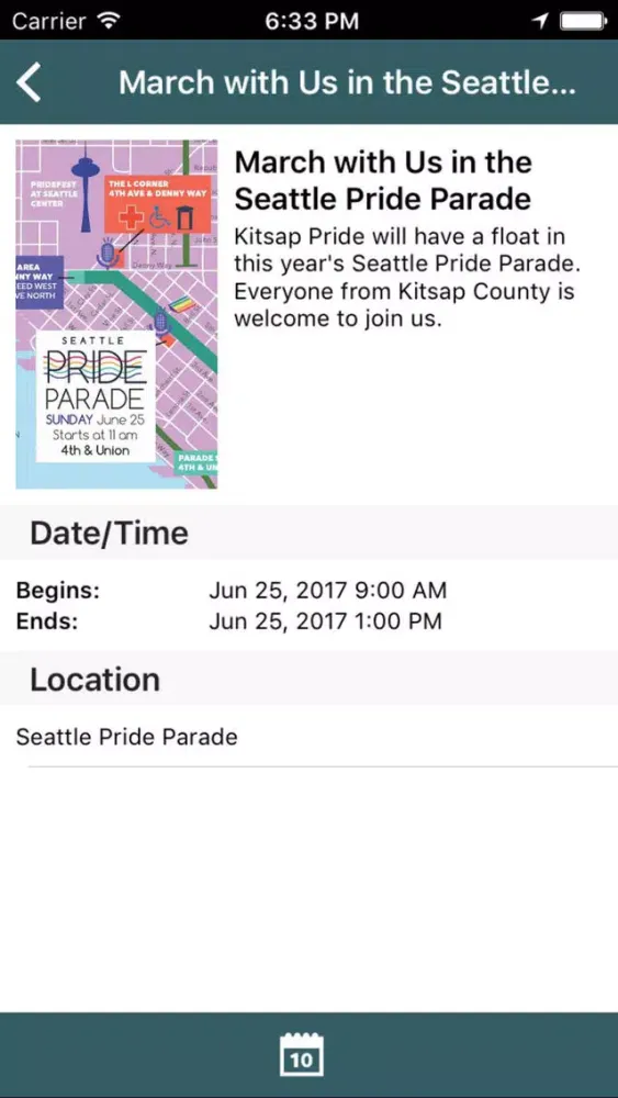 Ảnh chụp màn hình của Kitsap Pride