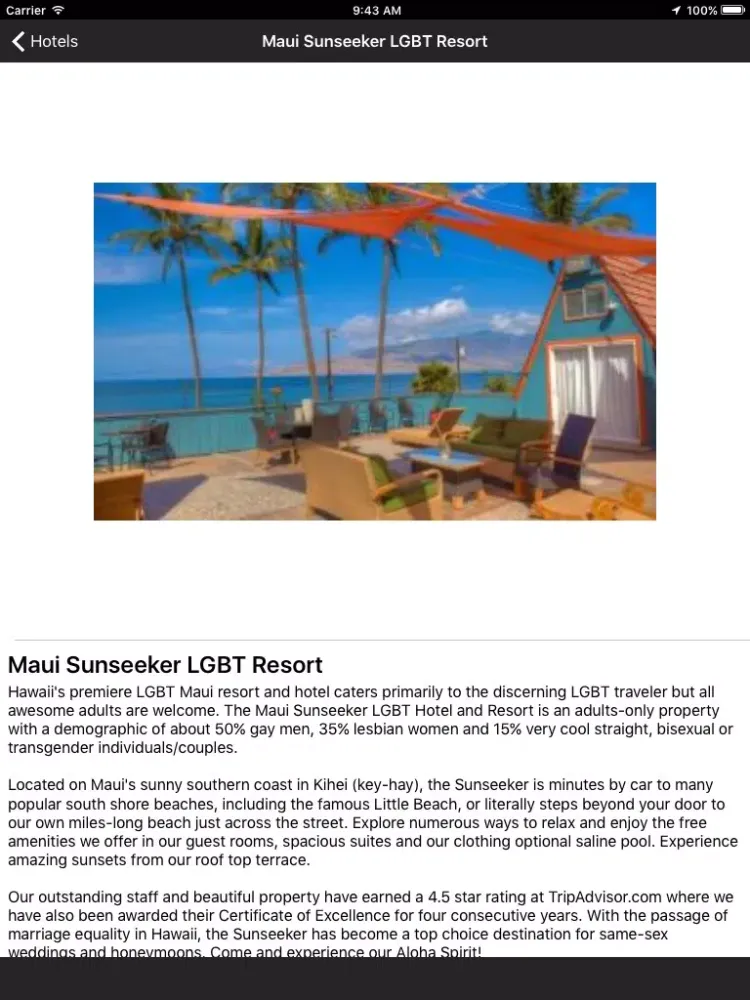 Maui Pride iPad 应用截图