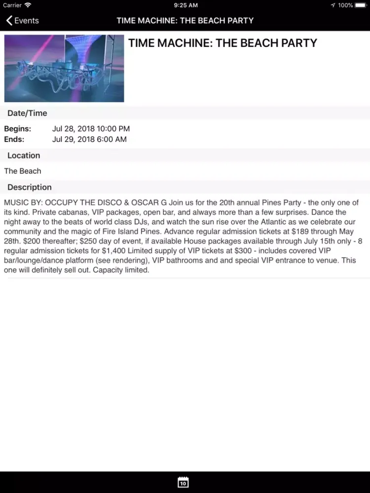 Pines Party 2018 iPad 應用截圖