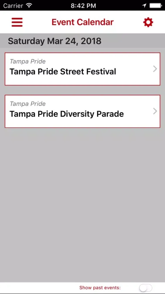 Screenshot di Tampa Pride
