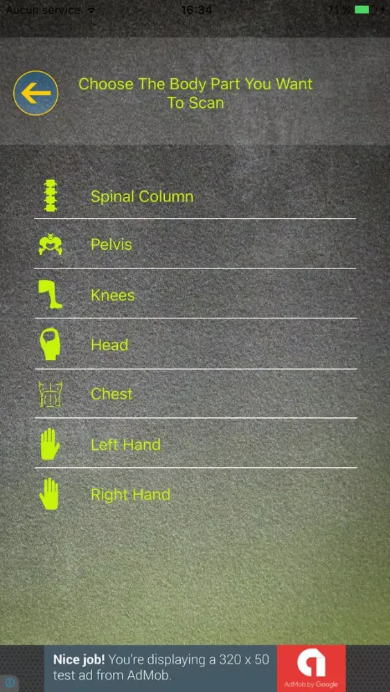 Zrzuty ekranu X-Ray Body Scanner Simulator