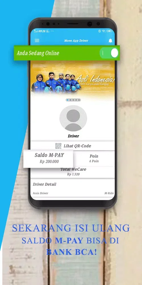 Captures d'écran de Move App Driver