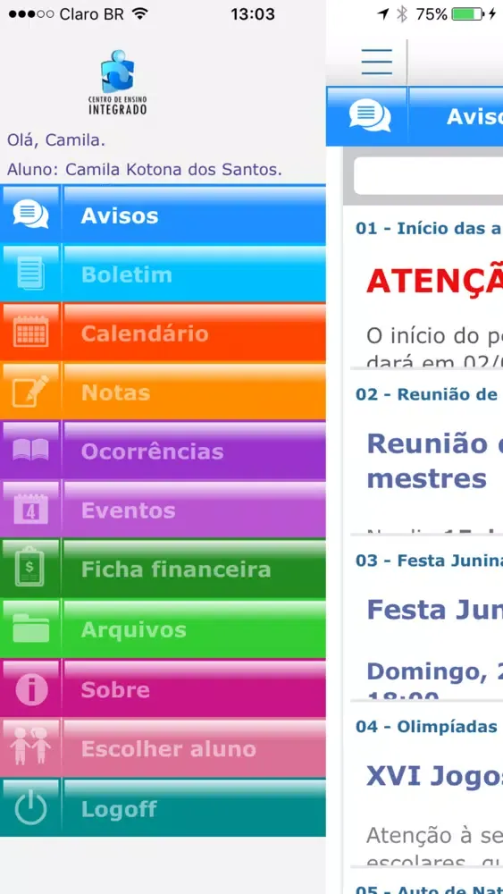 Screenshot di CEI Paraty